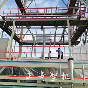 Plastic wide-width greenhouse film blowing machine